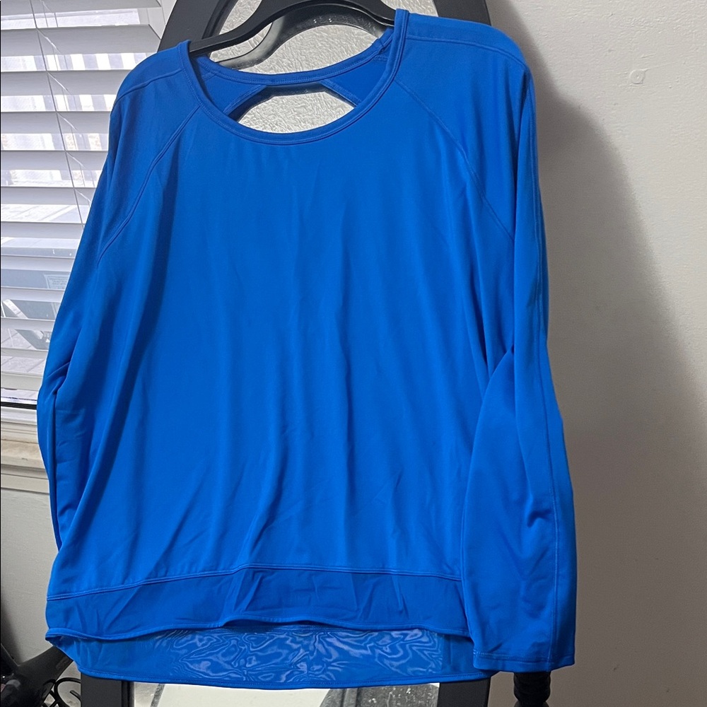 Fila Women's Vibrant Blue Long Sleeve Tee